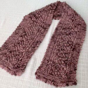 Handmade 🇨🇦 NWOT Hand Knit Alpaca Wool Lace Scarf